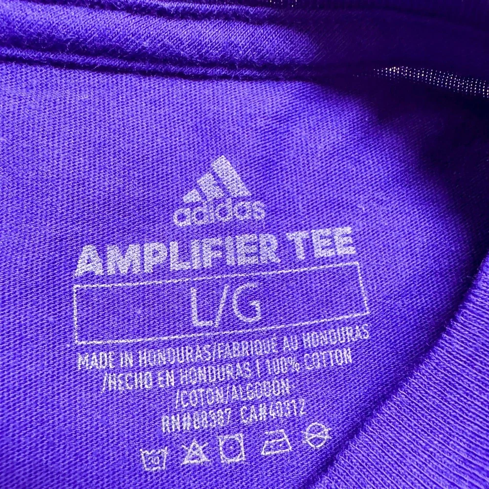 High Point University‎ Panthers Shirt Mens Large Purple NCAA Adidas Tee Graphic